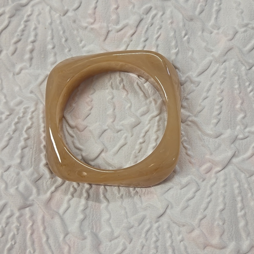 Elegant Tan Bangle Bracelet #B